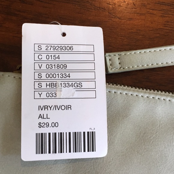 Deena & Ozzy light gray clutch purse - Picture 4 of 6